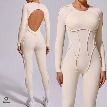 Pad Sleeveless Women Clothes Backless Yoga Set Gym Jumpsuits Sportswear Workout Tracksuit Dance Fitness Shorts Bodysuit XP77