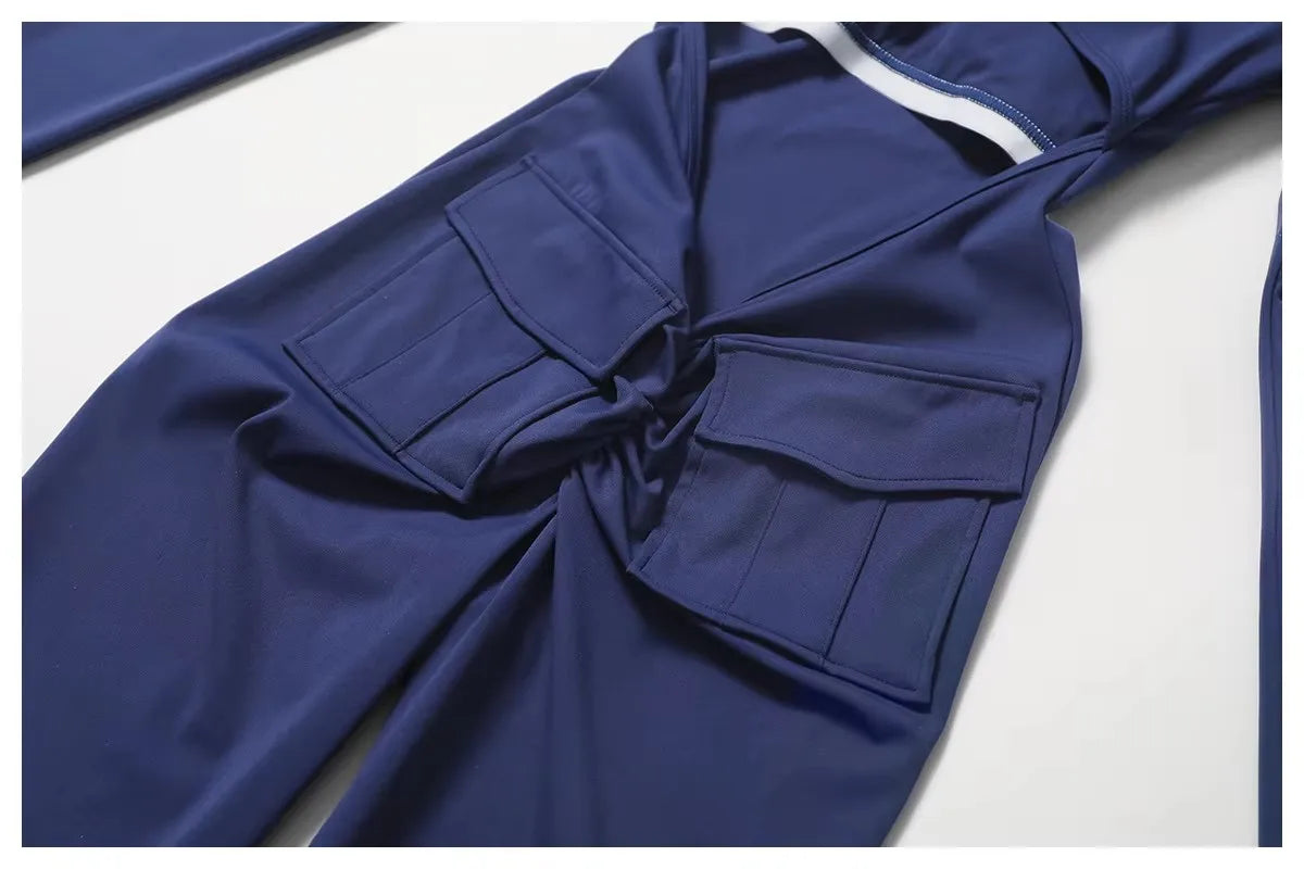 Sexy Back V Jumpsuit Gym One-Piece Suit Women Halterneck Yoga Boilersuit Women Fitness Sports Rompers Stretch Workout Bodysuits