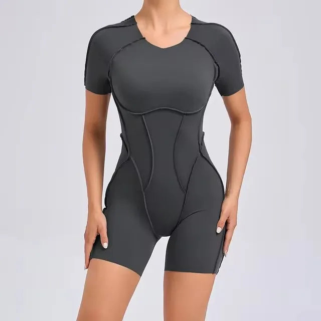 Yoga Suit Fitness Suit Athletic Wear Yoga Set One-Piece  Sexy Women Gym Jumpsuit Sportswear Sportswear Women's Clothing Gym Kit