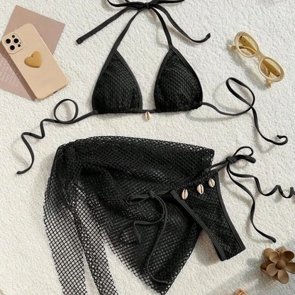 2025 Sexy Bikinis Female Swimsuits Women's Three-Piece Swimwear Beach Swim Wear Bathing Suits Brazilian Bikini Set Pool Bather