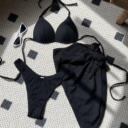 2025 Sexy Bikinis Female Swimsuits Women's Three-Piece Swimwear Beach Swim Wear Bathing Suits Brazilian Bikini Set Pool Bather