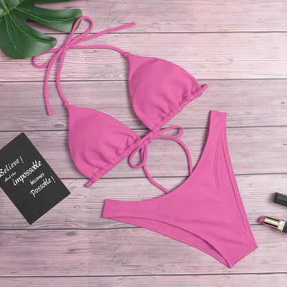 2023 bikini Women's Swimwear Bikini Sexy Bikini Swimwear Push Up Swimwear Women's Swimming Beach Suit Women's