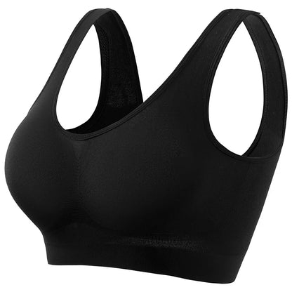 S-5XL Women Bra Tops Seamless Bras Sports Wireless No pads Bra Female Breathable Brassiere Solid Color Crop Top Sexy Lingerie