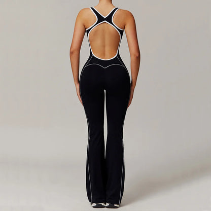 Yoga Suit Women Training Gym Set Sportswear Women Sports Jumpsuit Fitness Rompers Stretch Female Push Up Suit Workout Bodysuits
