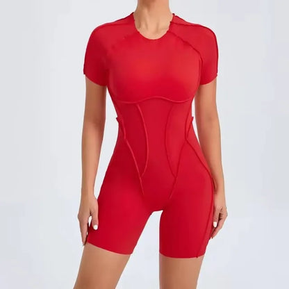 Yoga Suit Fitness Suit Athletic Wear Yoga Set One-Piece  Sexy Women Gym Jumpsuit Sportswear Sportswear Women's Clothing Gym Kit